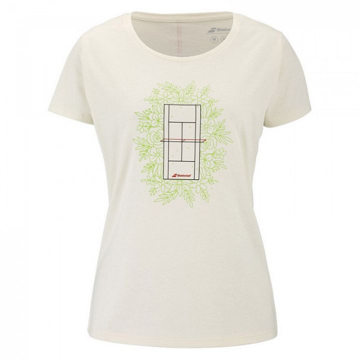 Babolat Exercise Message Tee Cannoli Cream